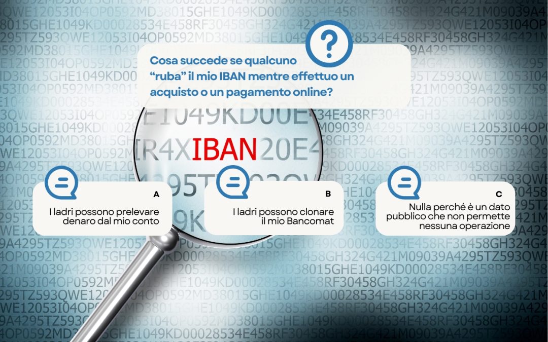 Cosa succede se qualcuno “ruba” il mio IBAN?